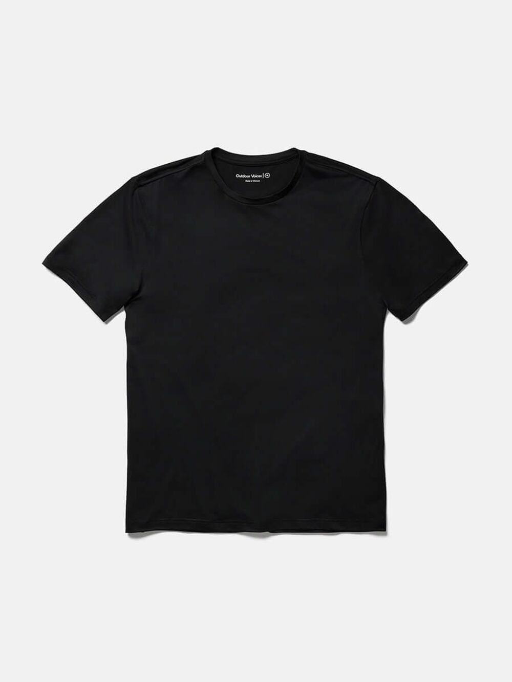 Outdoor Voices CloudKnit Tee Mens XL Black Beauty Heather NWT